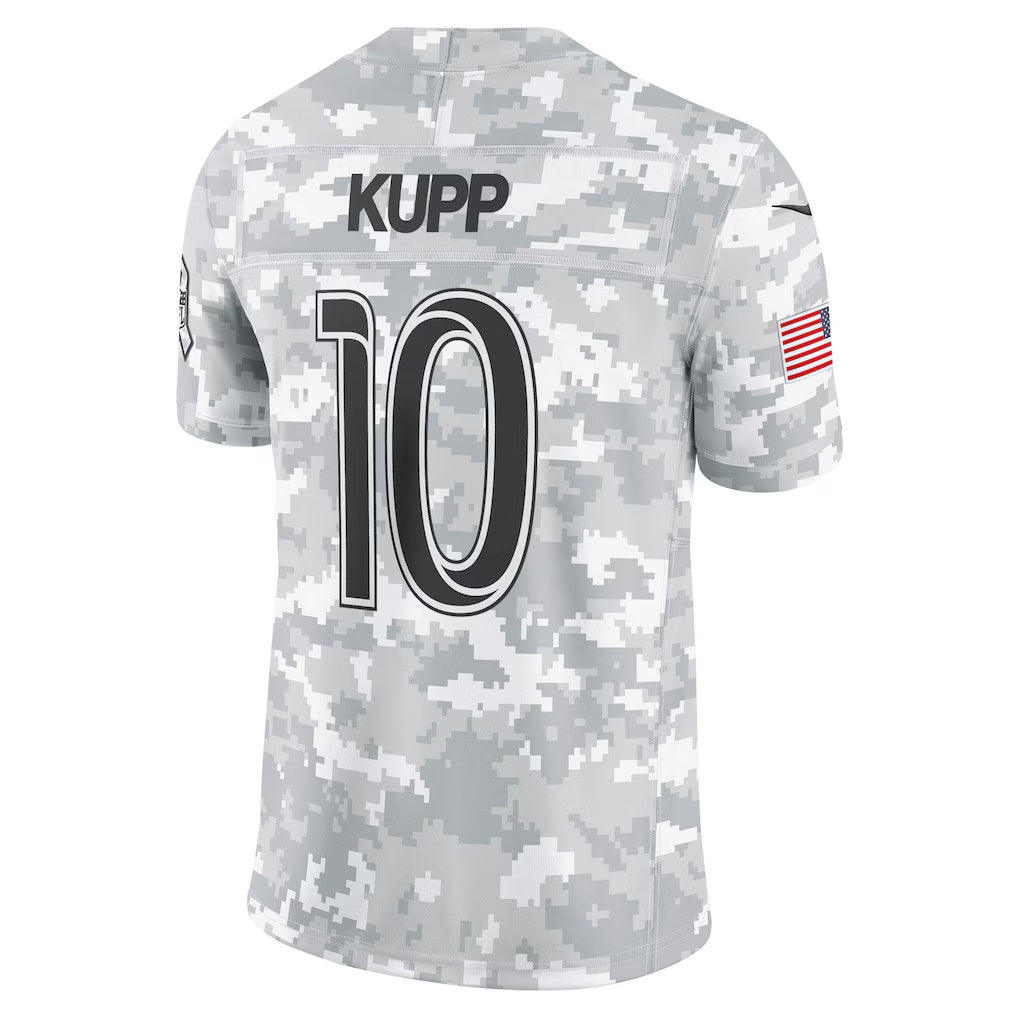 American Football Jersey | LA.Rams #10 Cooper Kupp 2024 Salute to Service Marou - image 1
