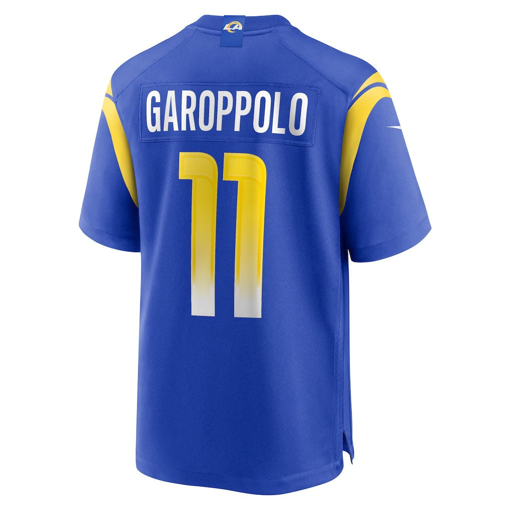 American Football Jersey | LA.Rams #11 Jimmy Garoppolo Royal Game Marou - image 1