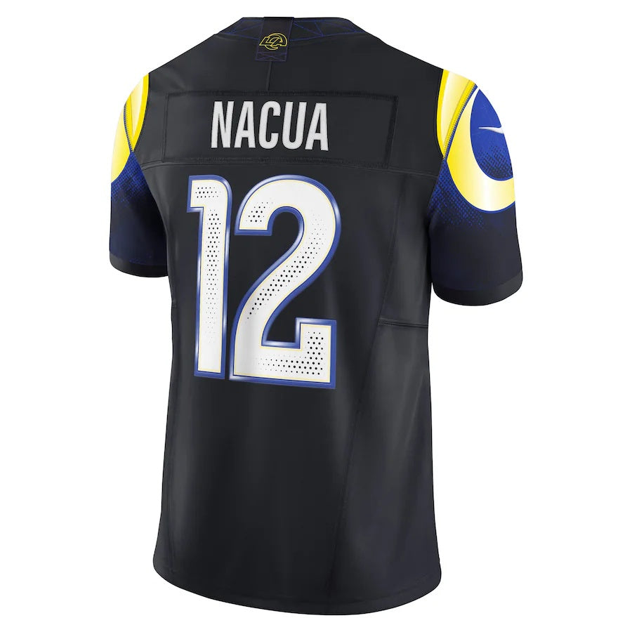 American Football Jersey | LA.Rams #12 Puka Nacua 2025 Rivalries Collection Limited Jersey - Midnight Blue - image 1