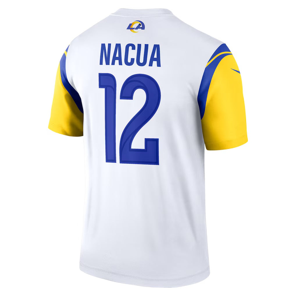 American Football Jersey | LA.Rams #12 Puka Nacua White Legend Player Performance Top - image 1