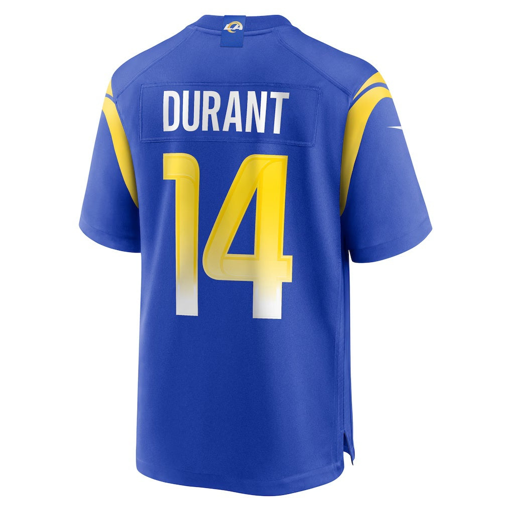 American Football Jersey | LA.Rams #14 Cobie Durant Royal Game Player Marou - image 1