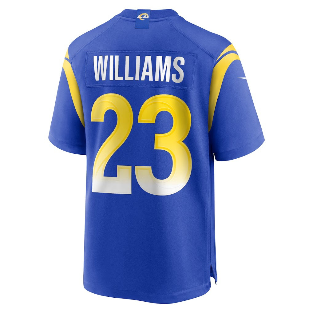 American Football Jersey | LA.Rams #23 Kyren Williams Royal Game Player Marou - image 1