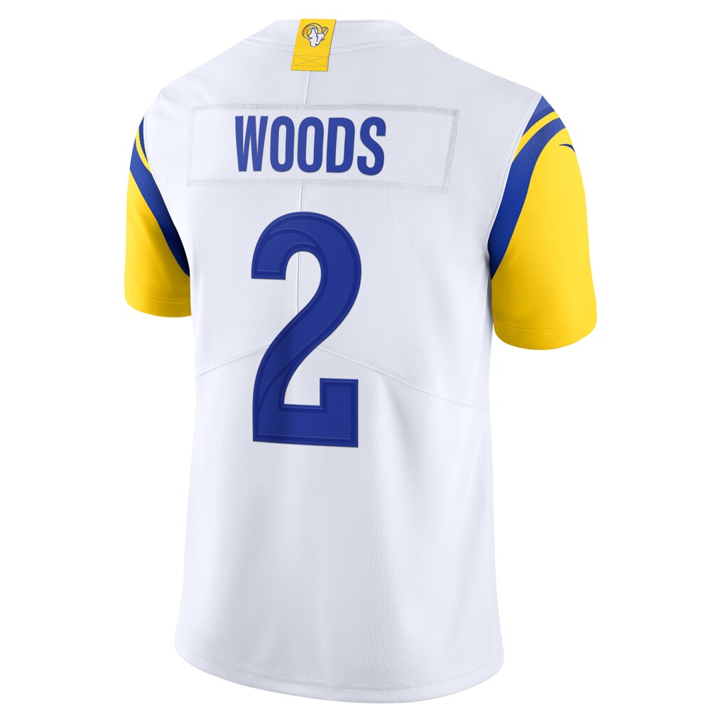 American Football Jersey | LA.Rams #2 Robert Woods White Alternate Vapor Limited Marou - image 1