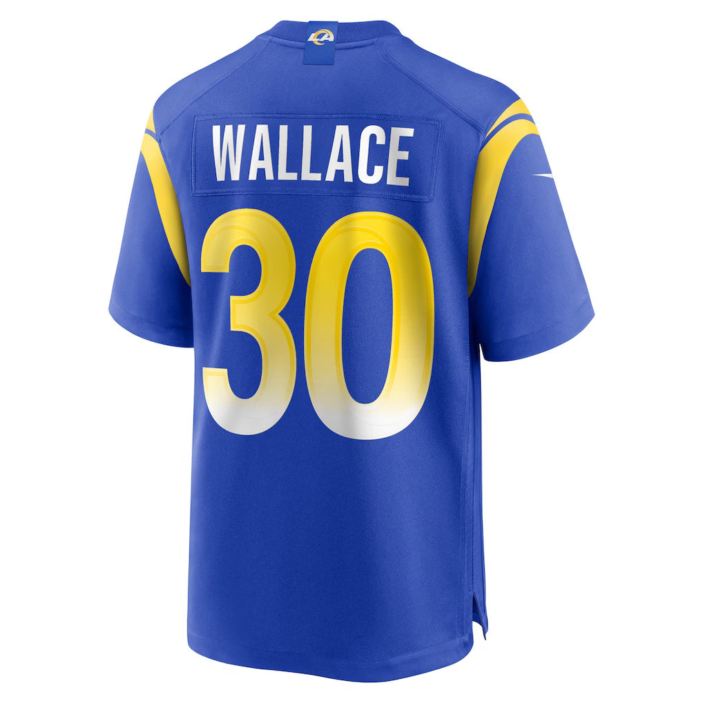 American Football Jersey | LA.Rams #30 Josh Wallace Royal Game Marou - image 1