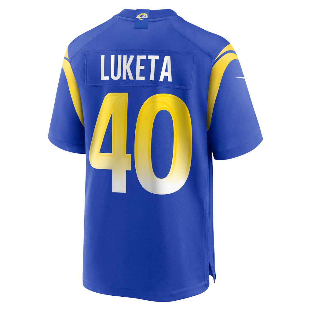 American Football Jersey | LA.Rams #40 Jesse Luketa Royal Team Game Marou - image 1