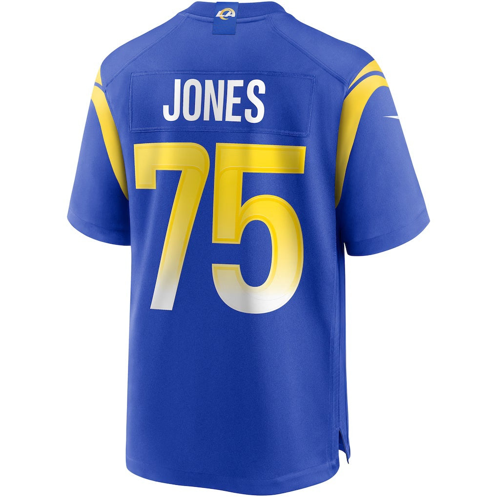 American Football Jersey | LA.Rams #75 Deacon Jones Royal Game Retired Player Marou - image 1