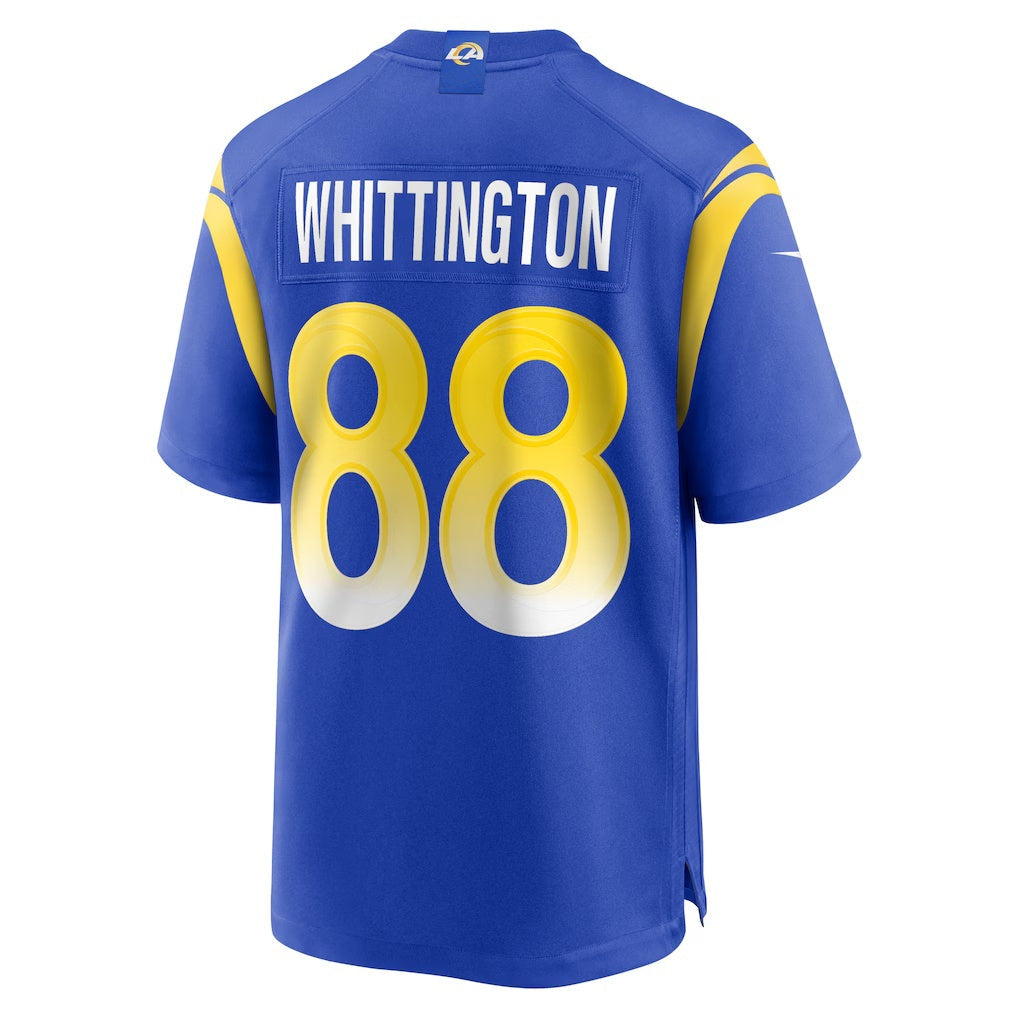 American Football Jersey | LA.Rams #88 Jordan Whittington Royal Team Game Marou - image 1