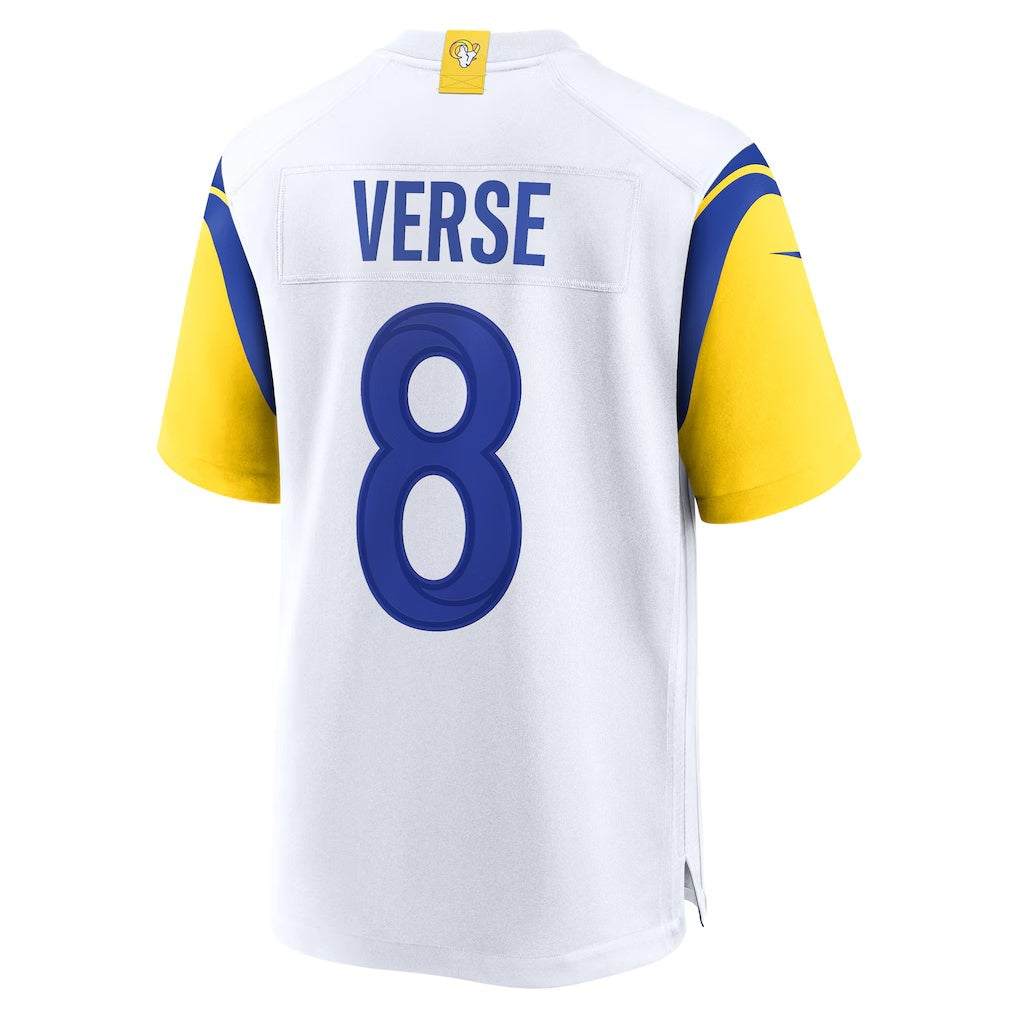 American Football Jersey | LA.Rams #8 Jared Verse White Game Marou - image 1