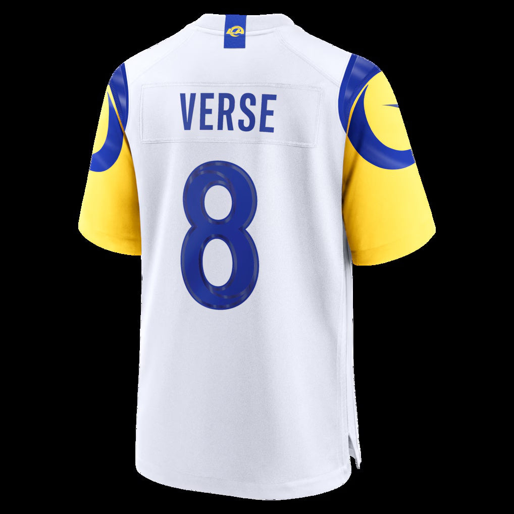 American Football Jersey | LA.Rams #8 Jared Verse White White Game Player Stitched Football American Jersey - image 1