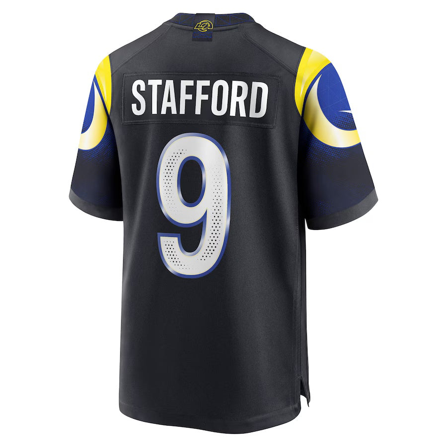 American Football Jersey | LA.Rams #9 Matthew Stafford 2025 Rivalries Collection Game Jersey - Midnight Blue - image 1