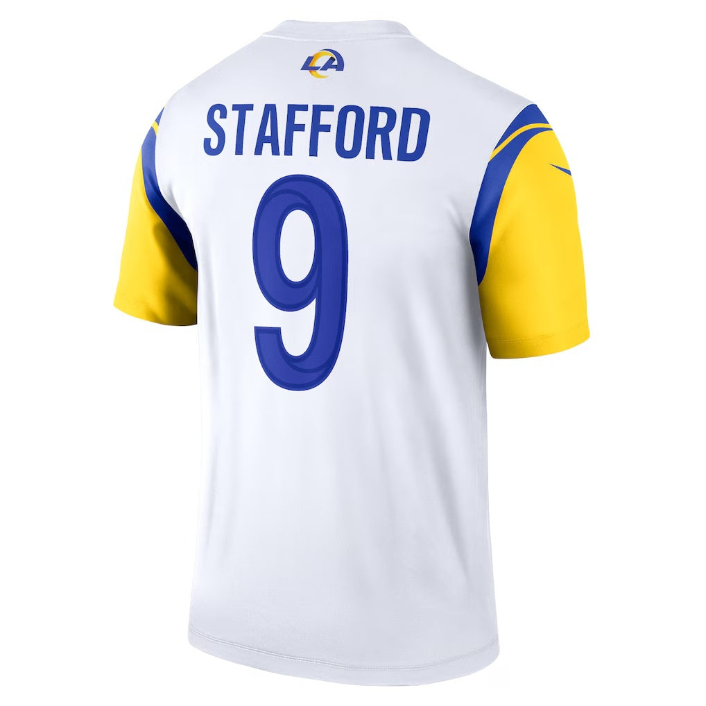 American Football Jersey | LA.Rams #9 Matthew Stafford White Legend Player Performance Top - image 1
