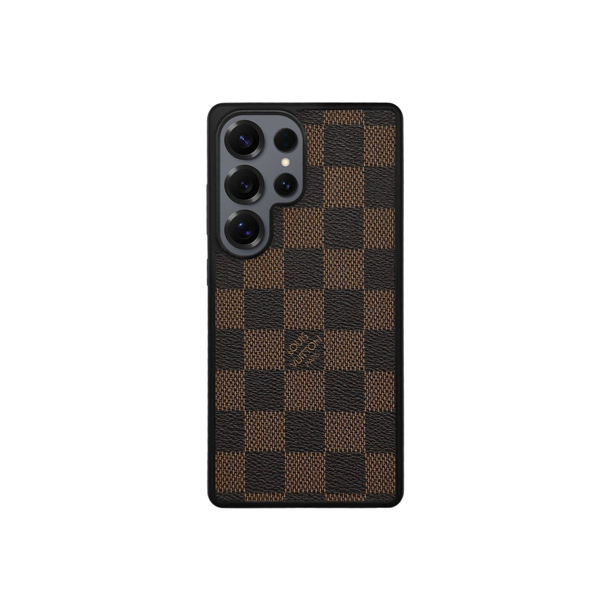 Checked Up Brown Case Phone Case - product view 1