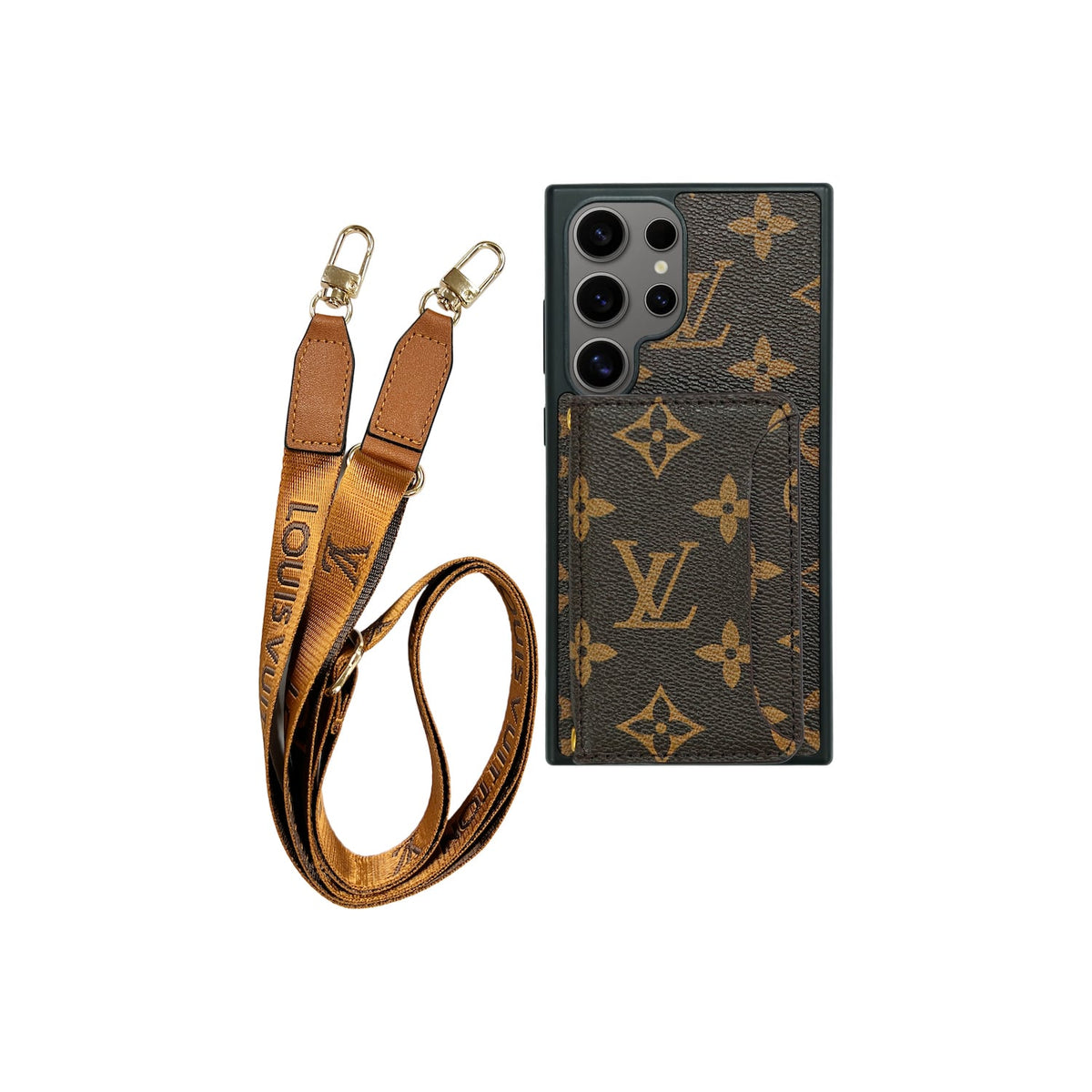 Signature Cardholder x Lanyard Case Phone Case - product view 1