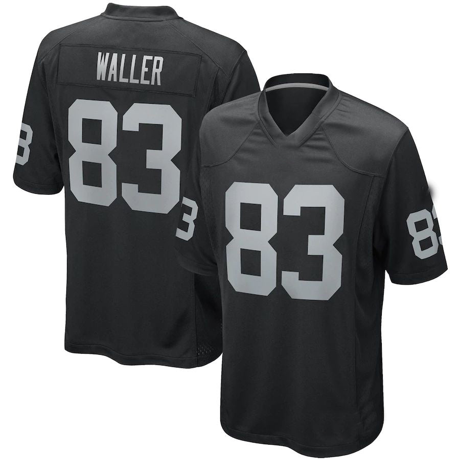 American Football Jersey | L.Raiders #83 Darren Waller Black Game Player Jersey Stitched American Football Jerseys - image 1