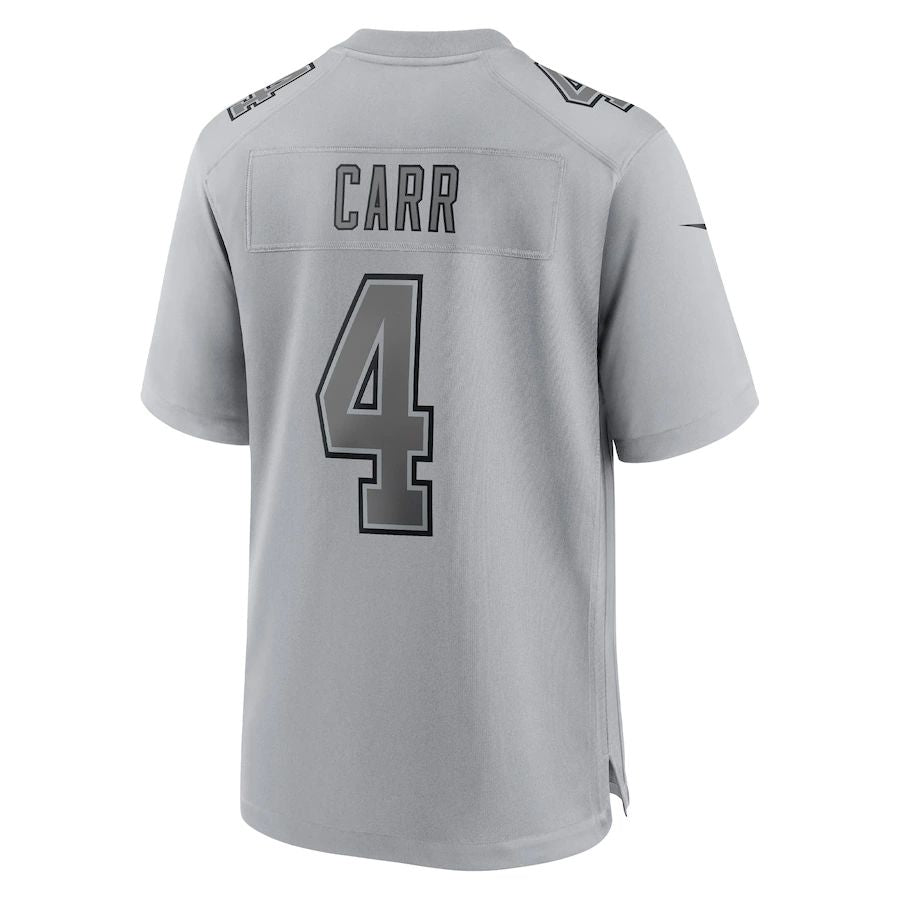 American Football Jersey | L.Raiders #4 Derek Carr Gray Atmosphere Fashion Game Jersey Stitched American Football Jerseys - image 2