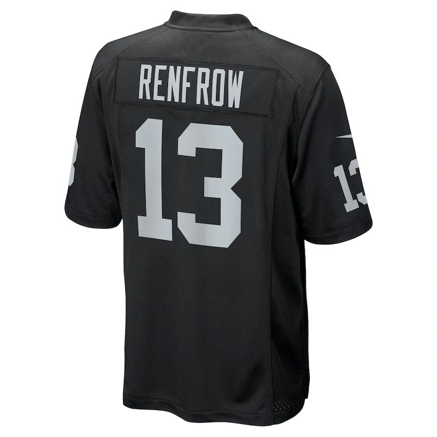 American Football Jersey | L.Raiders #13 Hunter Renfrow Black Player Jersey Stitched American Football Jerseys - image 1