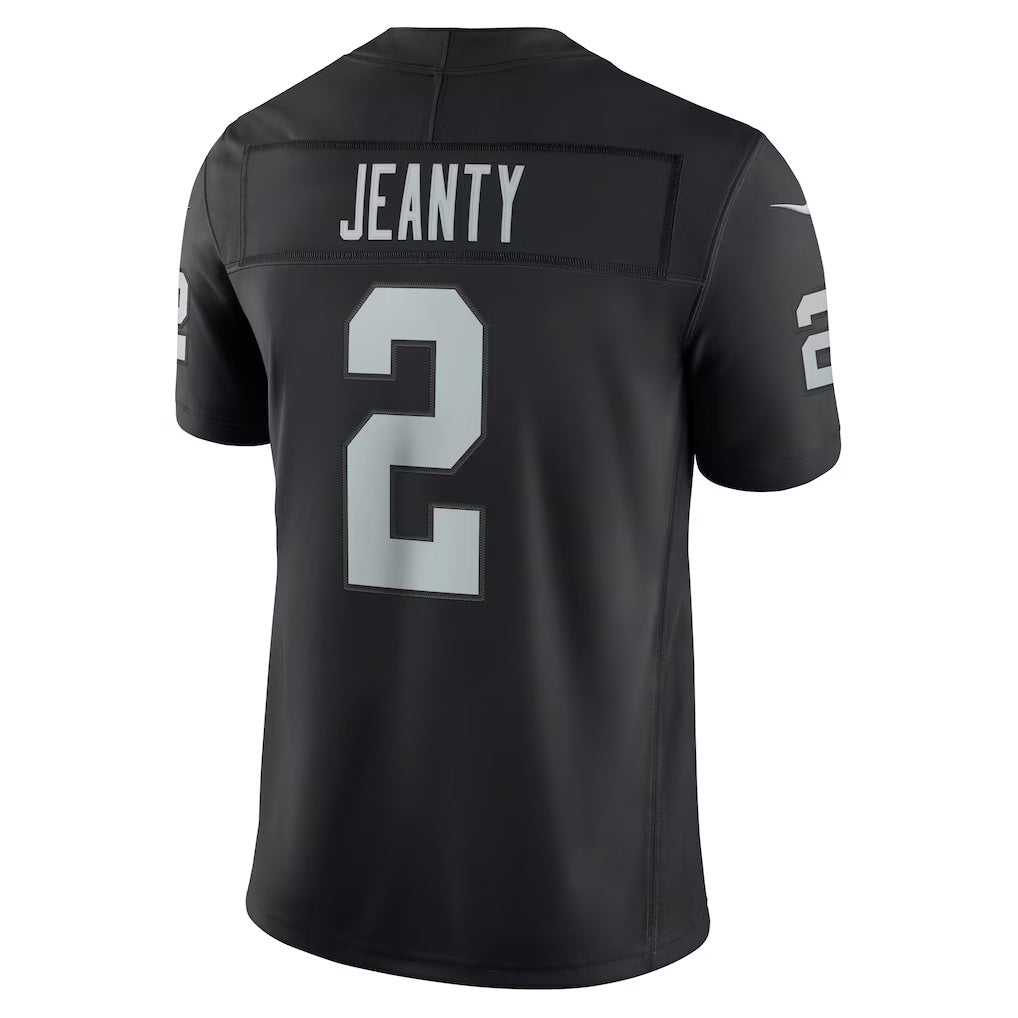 American Football Jersey | LV.Raiders #2 Ashton Jeanty Black Team Vapor F.U.S.E. Stitched Limited - image 1
