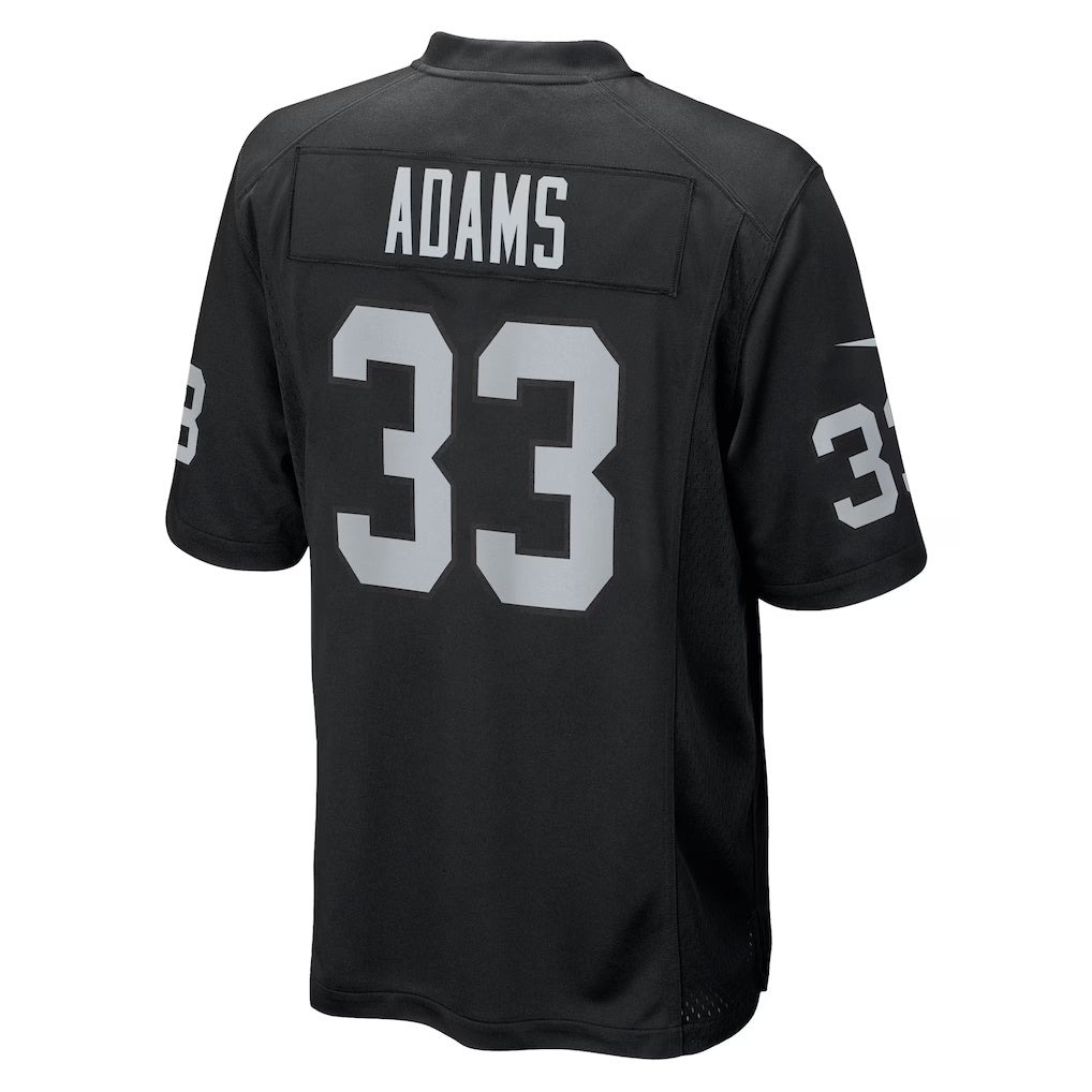 American Football Jersey | LV.Raiders #33 Jamal Adams Black Team Game American Football Jerseys - image 1