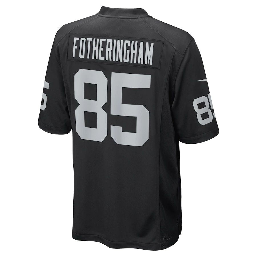 American Football Jersey | L.Raiders #85 Cole Fotheringham Black Game Player Jersey Stitched American Football Jerseys - image 1