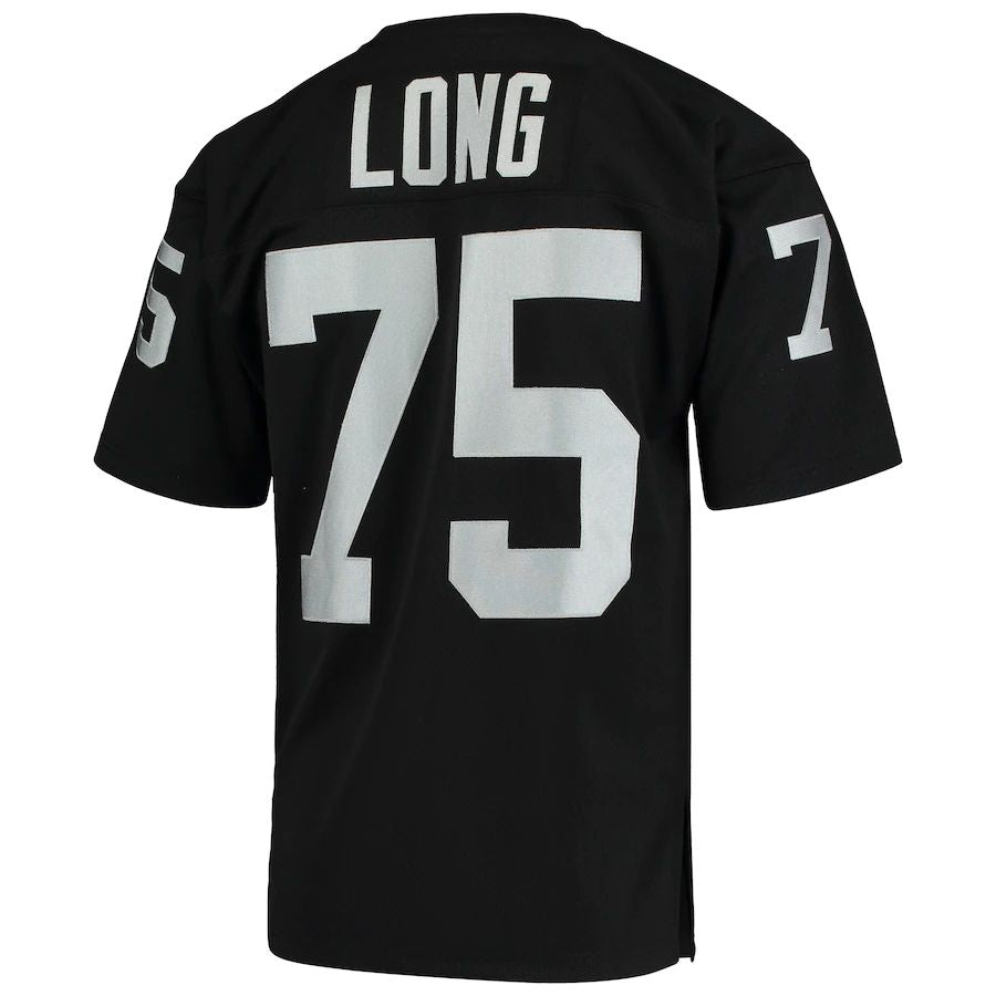 American Football Jersey | L.Raiders #75 Howie Long Black 1983 Throwback Retired Player Jersey Stitched American Football Jerseys - image 1