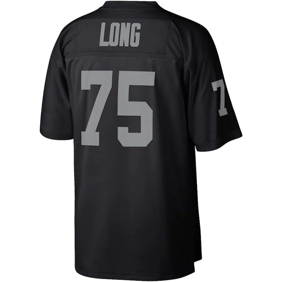 American Football Jersey | L.Raiders #75 Howie Long Black Legacy Replica Jersey Stitched American Football Jerseys - image 1