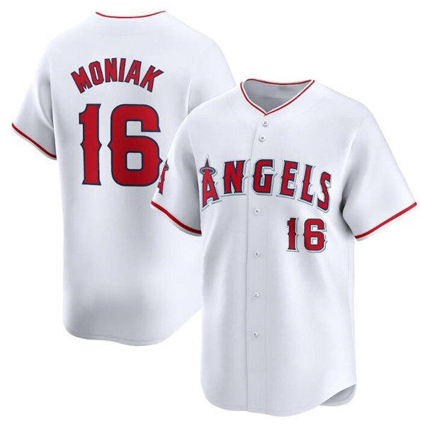 Baseball Jersey | Los Angeles Angels #16 Mickey Moniak White Home Limited Stitched - image 1