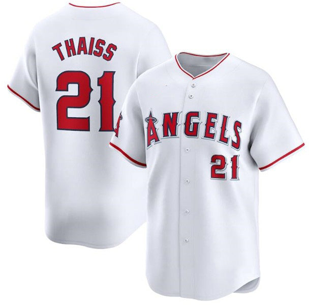 Baseball Jersey | Los Angeles Angels #21 Matt Thaisse White Home Limited Stitched - image 1
