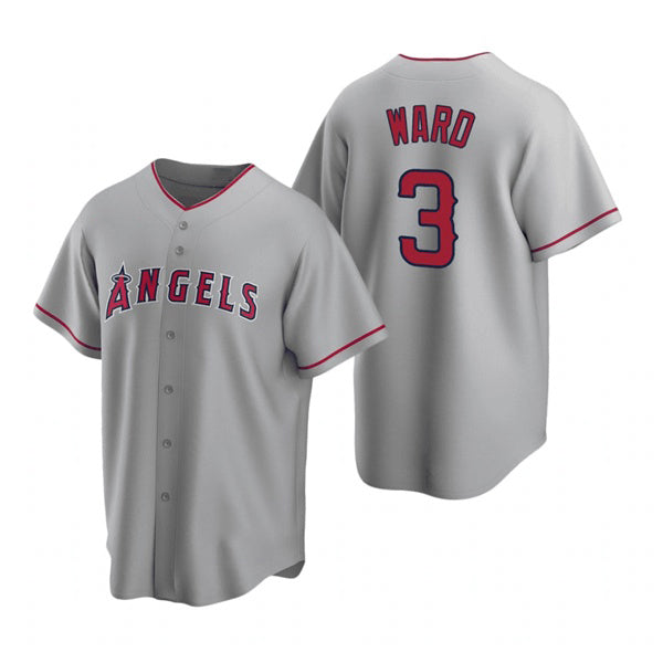 Baseball Jersey | Los Angeles Angels #3 Waylor Ward Grey Stitched - image 1