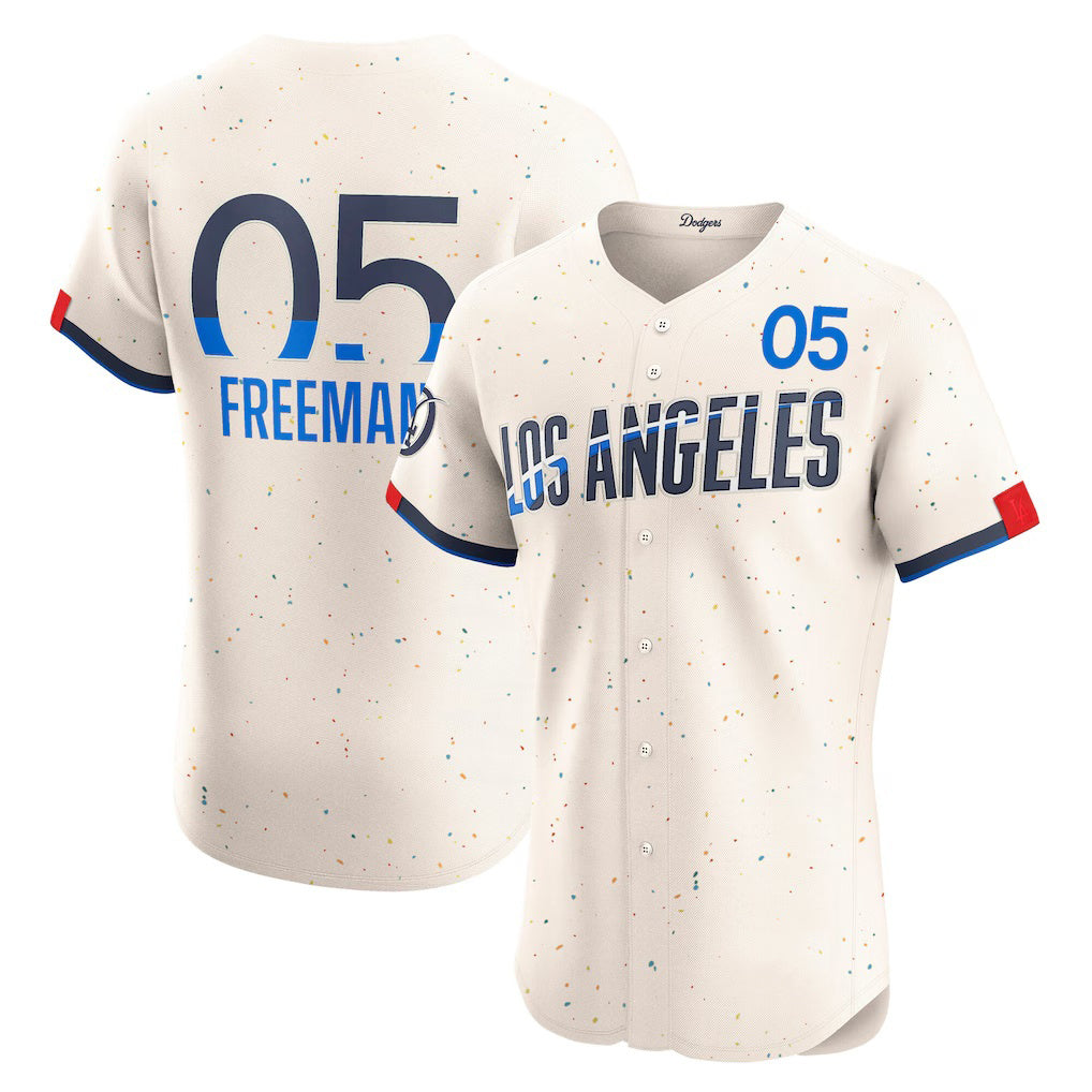 Baseball Jersey | Los Angeles Dodgers #5 Freddie Freeman Cream City Connect - image 1