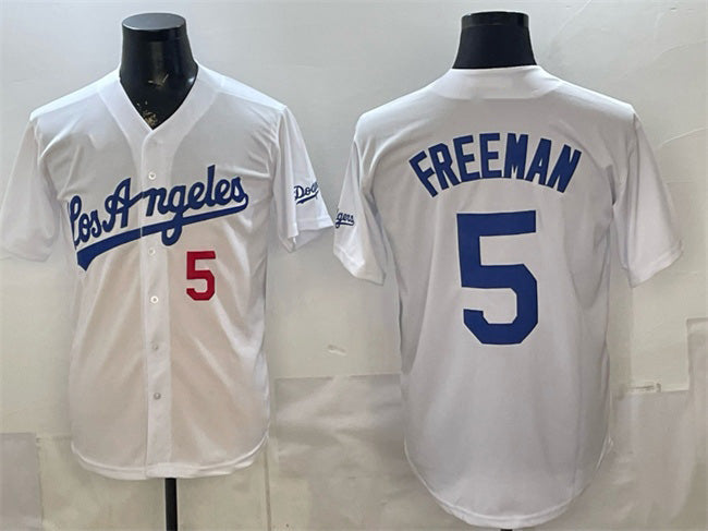 Baseball Jersey | Los Angeles Dodgers #5 Freddie Freeman White Alternate Stadium Stitched - image 1