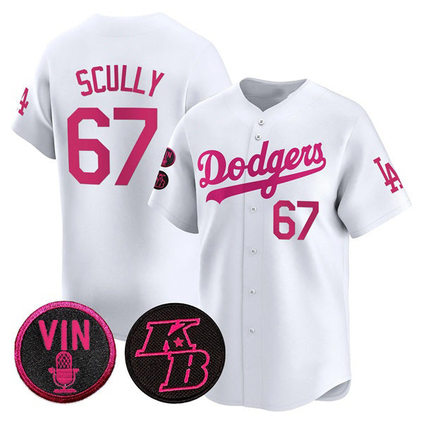 Baseball Jersey | Los Angeles Dodgers #67 Vin Scully White 2026 Mother’s Day Limited Stitched - image 1