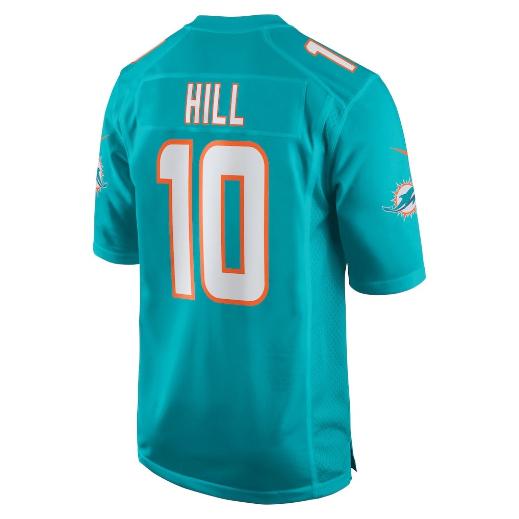 American Football Jersey | M.Dolphins #10 Tyreek Hill Aqua Game - image 1