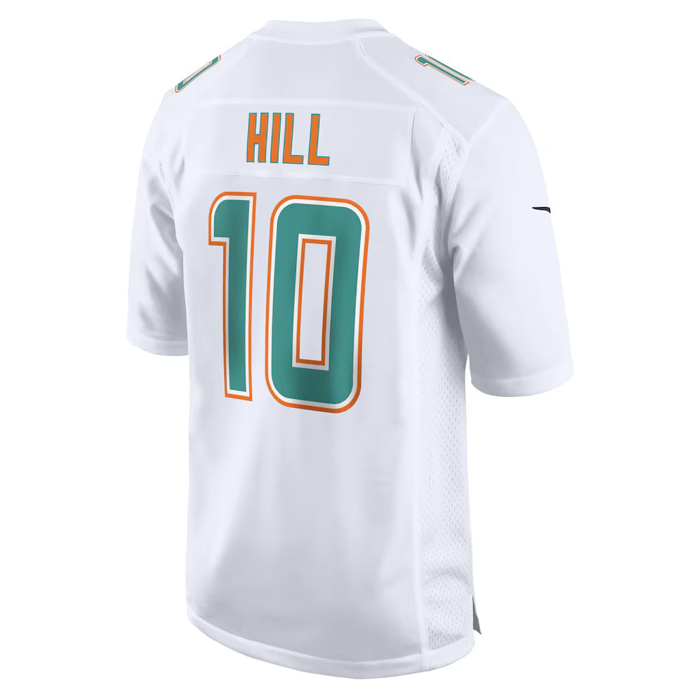 American Football Jersey | M.Dolphins #10 Tyreek Hill White Fashion Game - image 1