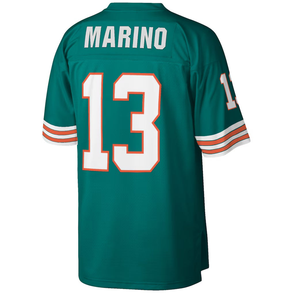 American Football Jersey | M.Dolphins #13 Dan Marino Aqua Big & Tall Retired Player Replica - image 1
