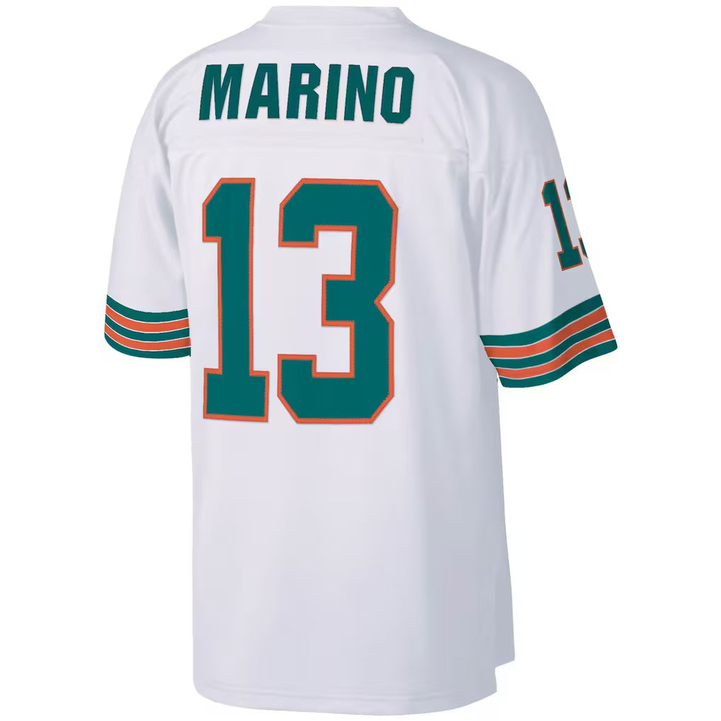 American Football Jersey | M.Dolphins #13 Dan Marino White Big & Tall Retired Player Replica - image 1