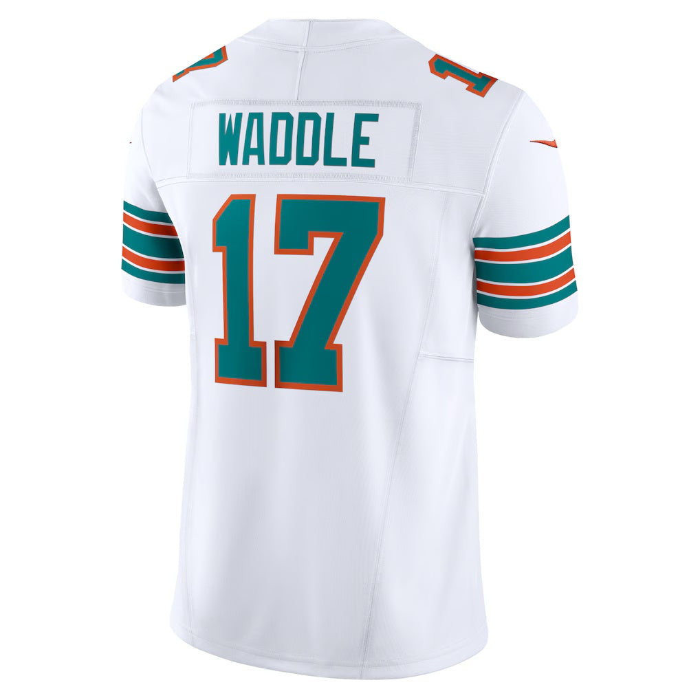 American Football Jersey | M.Dolphins #17 Jaylen Waddle White Vapor F.U.S.E. Limited - image 1