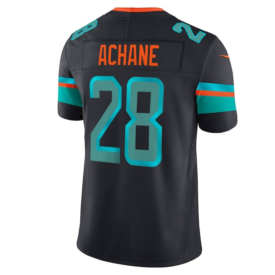 American Football Jersey | M.Dolphins #28 De’Von Achane 2025 Rivalries Collection Limited Jersey - Pitch Blue - image 1