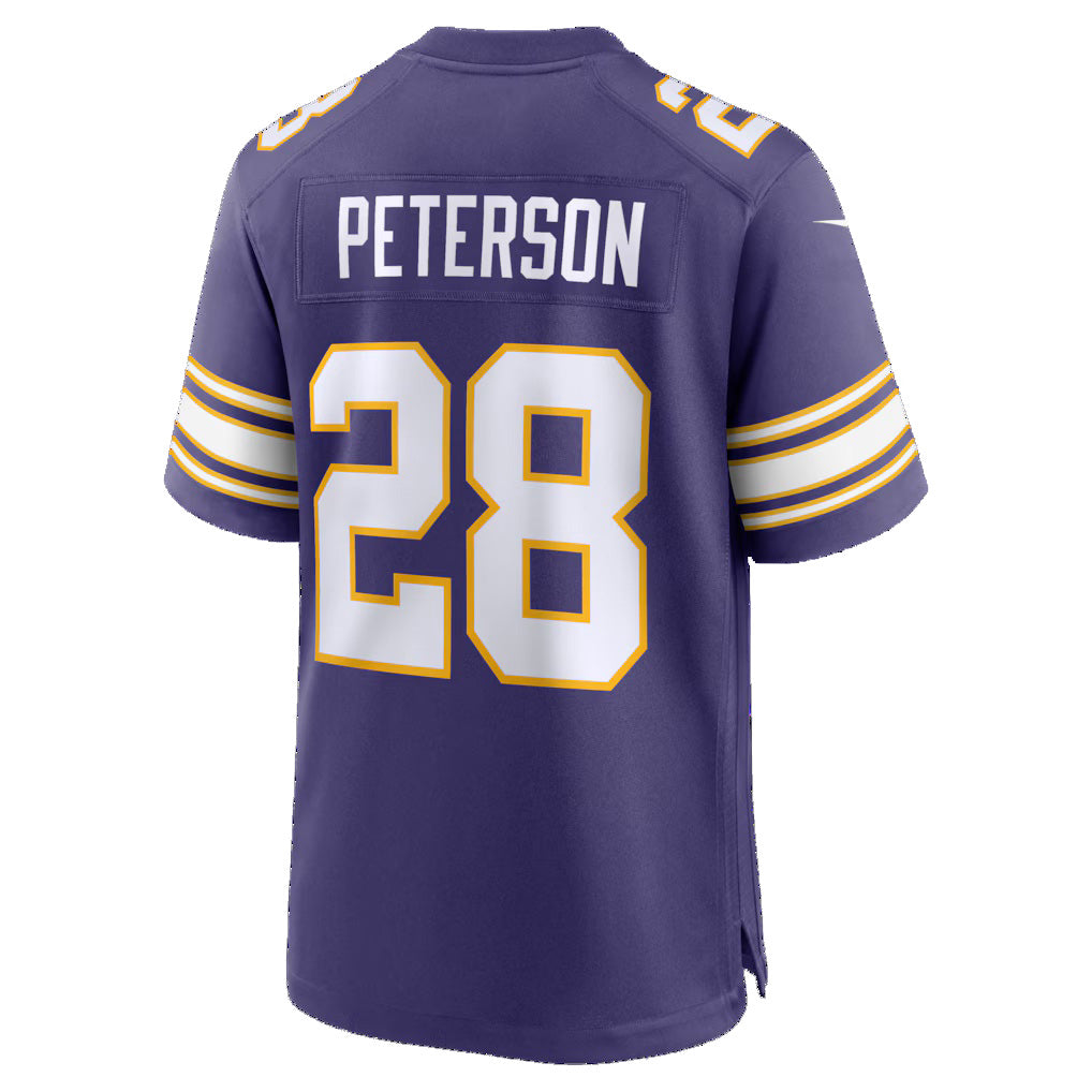 American Football Jersey | MN.Vikings #28 Adrian Peterson Purple Alternate 2 Classic Retired Game - image 1