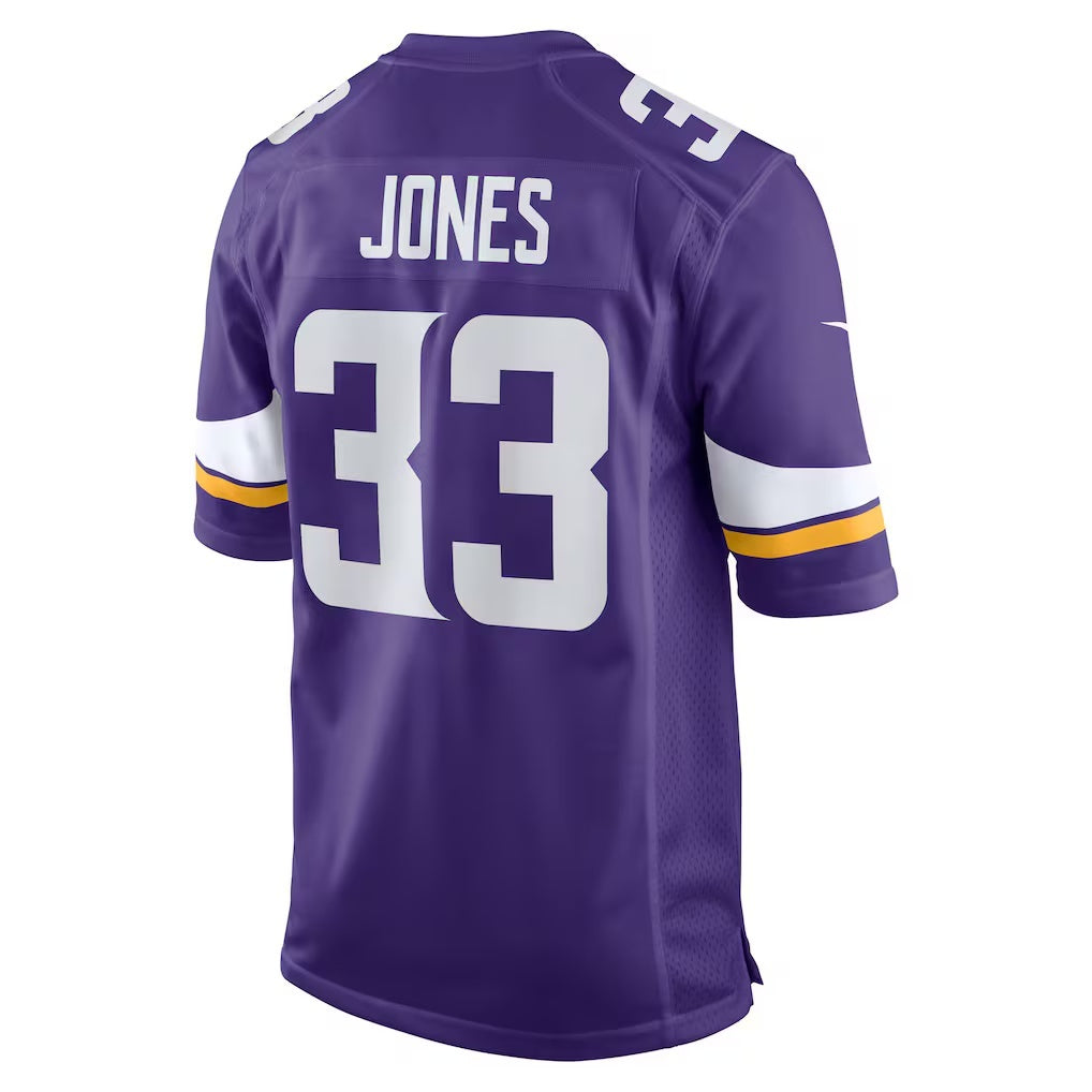 American Football Jersey | MN.Vikings #33 Aaron Jones Purple Game Player Jersey - image 1