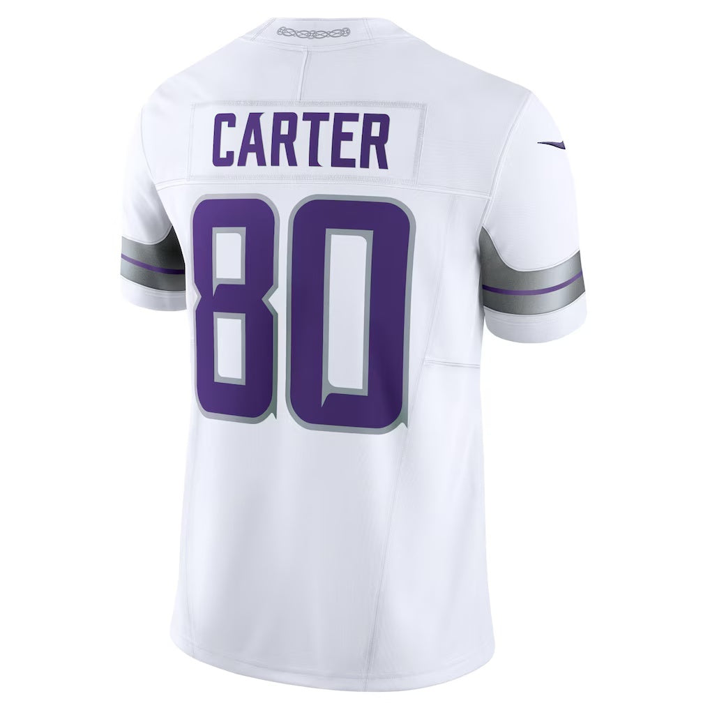 American Football Jersey | MN.Vikings #80 Cris Carter White Alternate Vapor F.U.S.E. Retired Player Limited Jersey - image 1