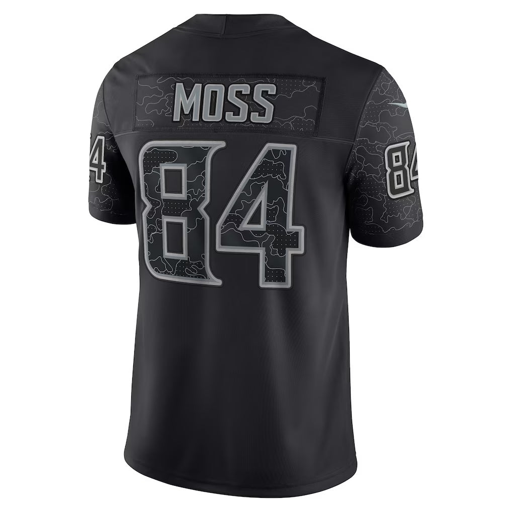 American Football Jersey | MN.Vikings #84 Randy Moss Black Retired Player RFLCTV Limited Jersey - image 1