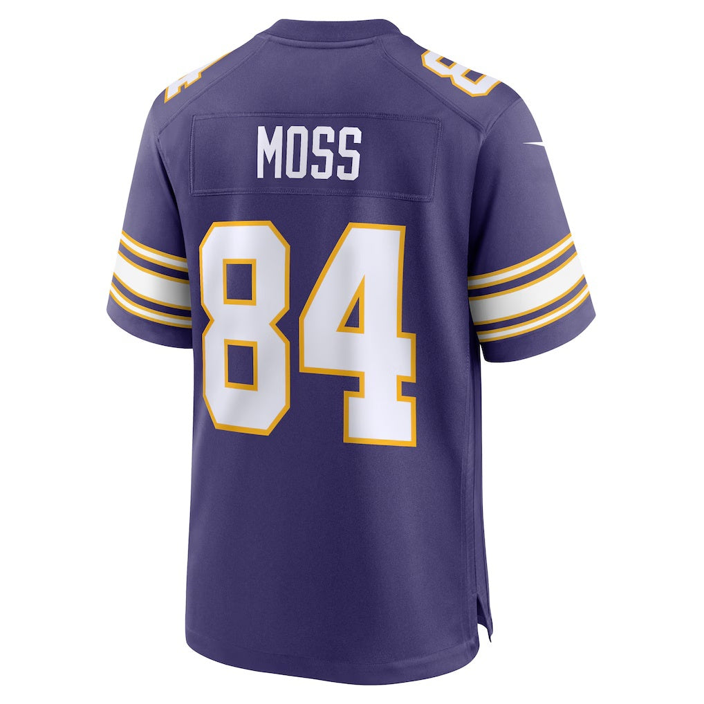 American Football Jersey | MN.Vikings #84 Randy Moss Purple Classic Retired Player Game Jersey - image 1