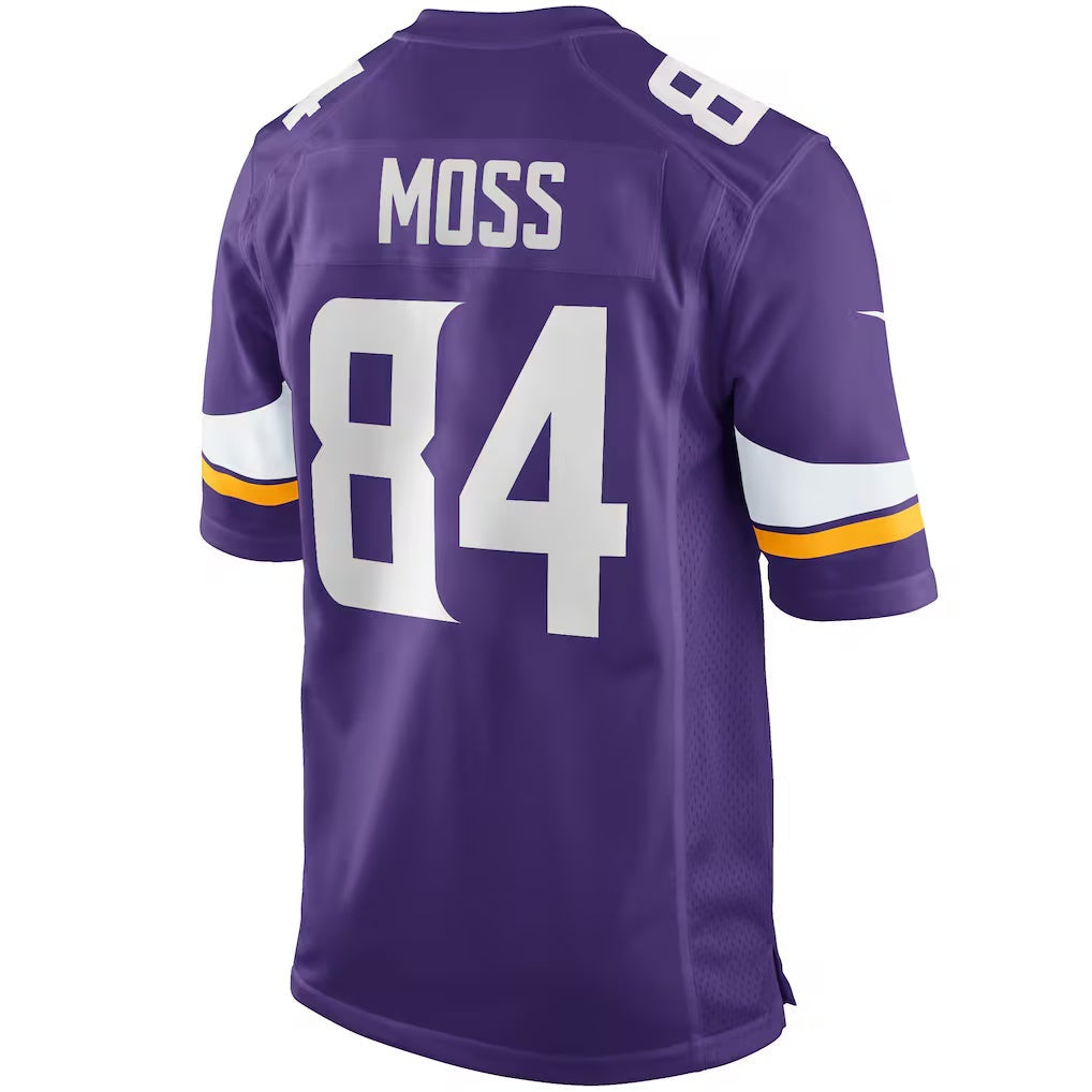 American Football Jersey | MN.Vikings #84 Randy Moss Purple Game Retired Player Jersey - image 1