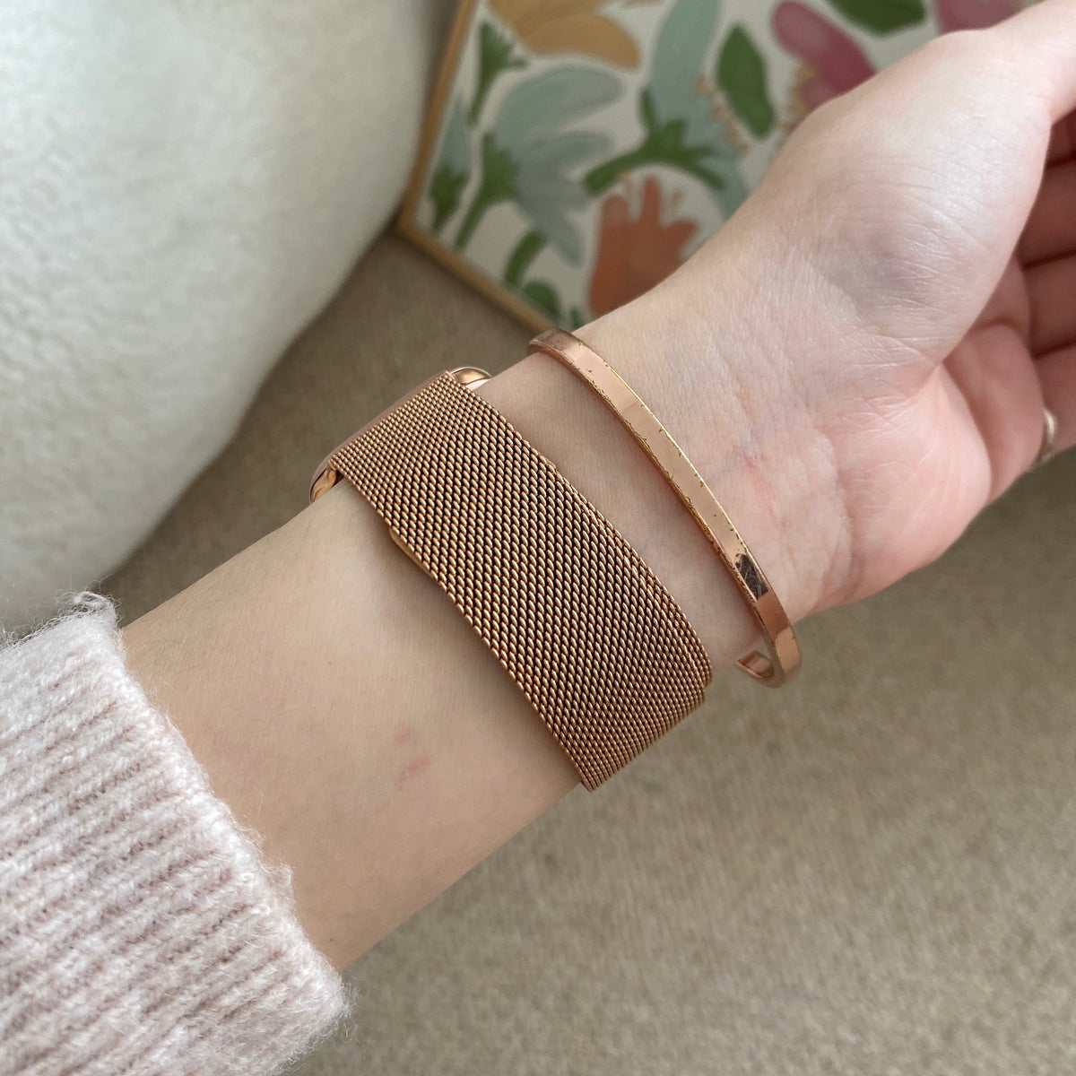 Milanese Mesh Watch strap watch - product view 9