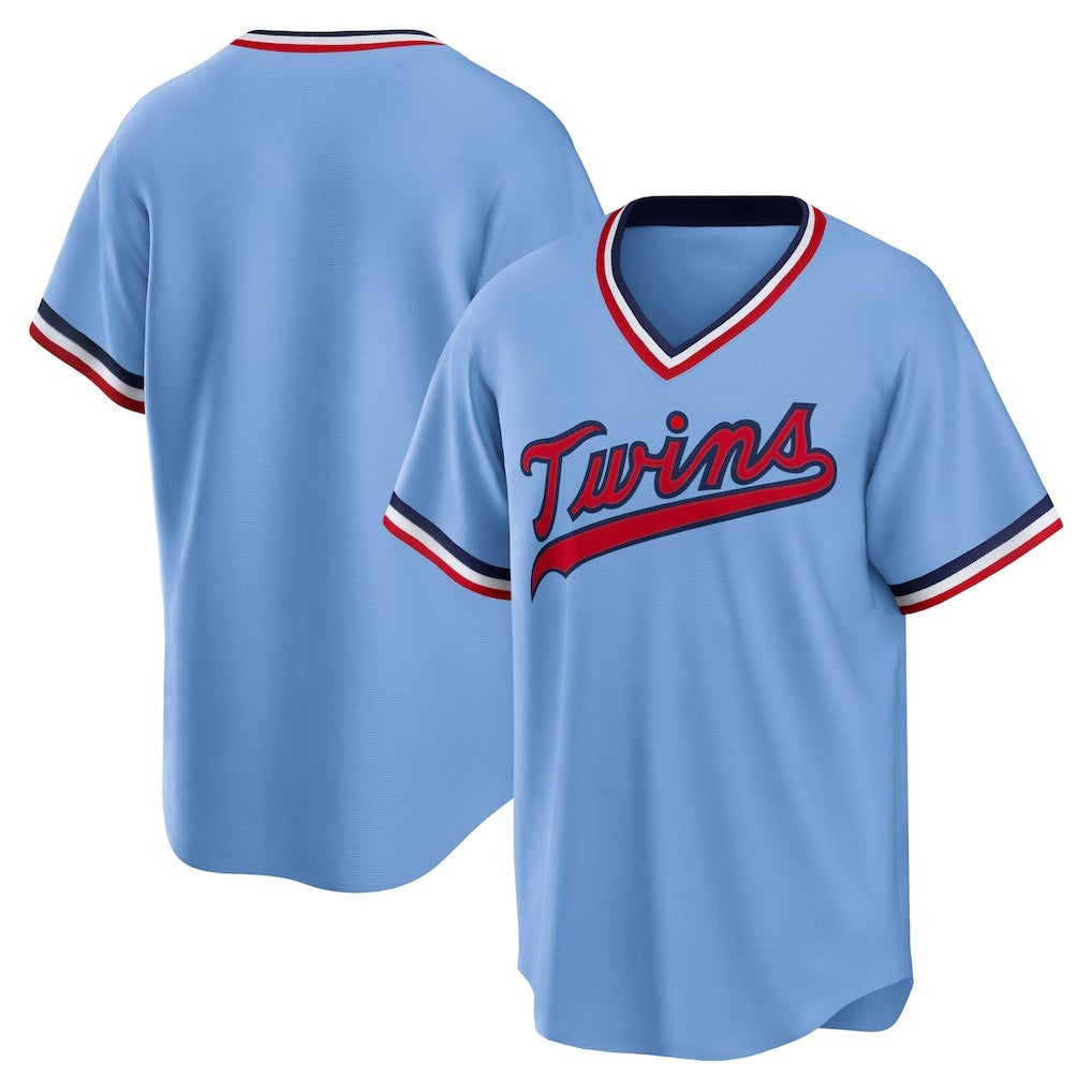 Baseball Jersey | Minnesota Twins Light Blue Road Cooperstown Collection Team - image 1