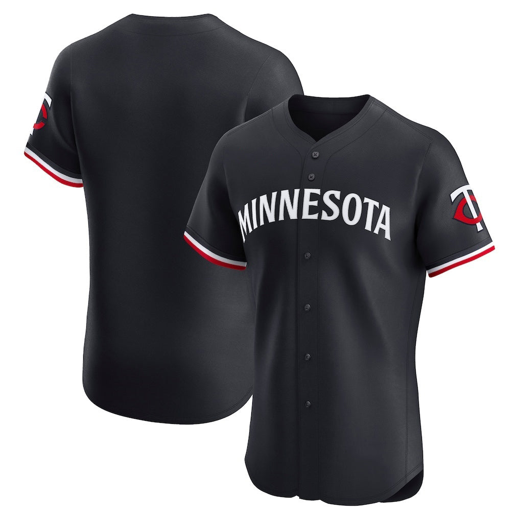 Baseball Jersey | Minnesota Twins Navy Alternate Patch - image 1