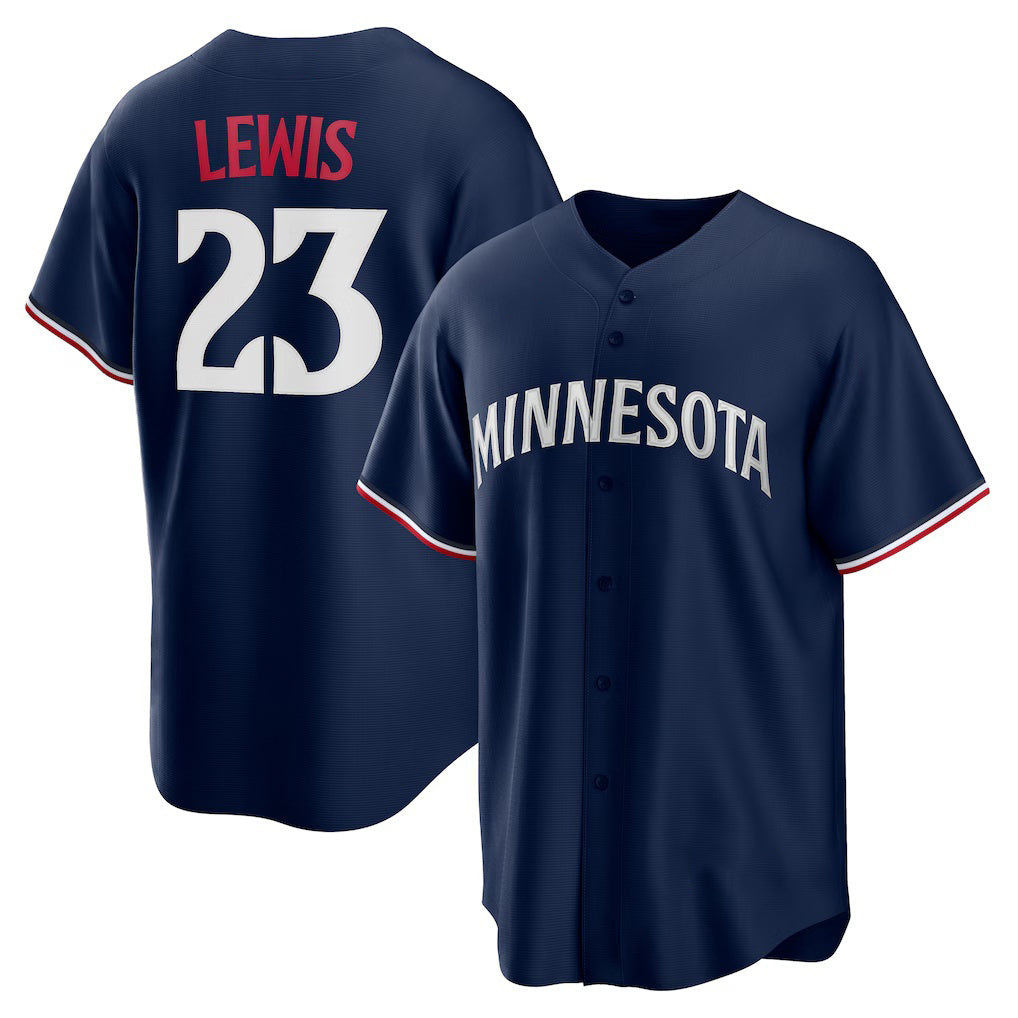 Baseball Jersey | Minnesota Twins #23 Royce Lewis Navy Alternate Replica - image 1