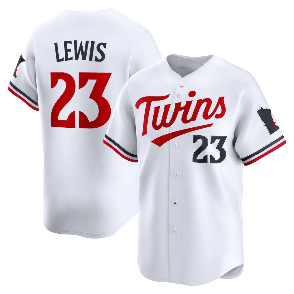 Baseball Jersey | Minnesota Twins #23 Royce Lewis White Home Limited Player - image 1