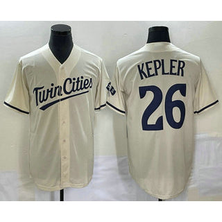 Baseball Jersey | Minnesota Twins #26 Max Kepler Cream 2022 City Connect Stitched - image 1