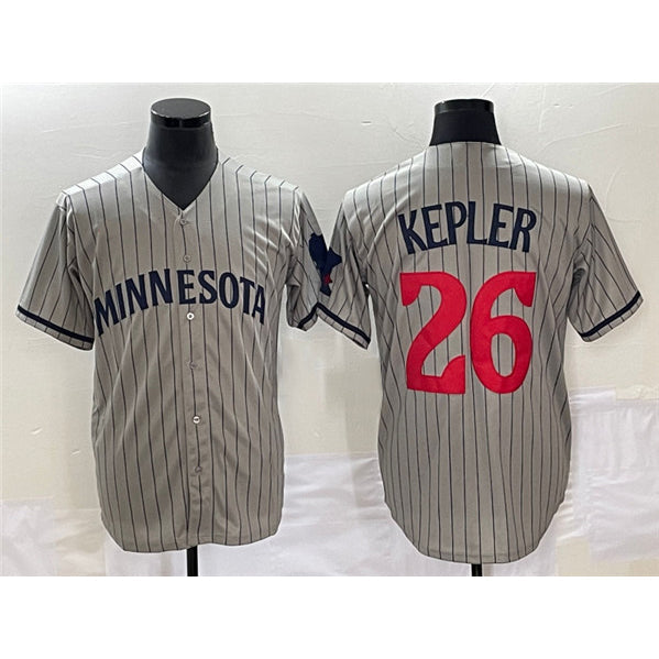 Baseball Jersey | Minnesota Twins #26 Max Kepler Gray Stitched - image 1